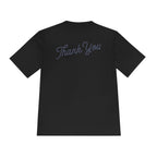 Thank You Moisture-Wicking Tee — Comfortable Athletic Shirt with Back Script