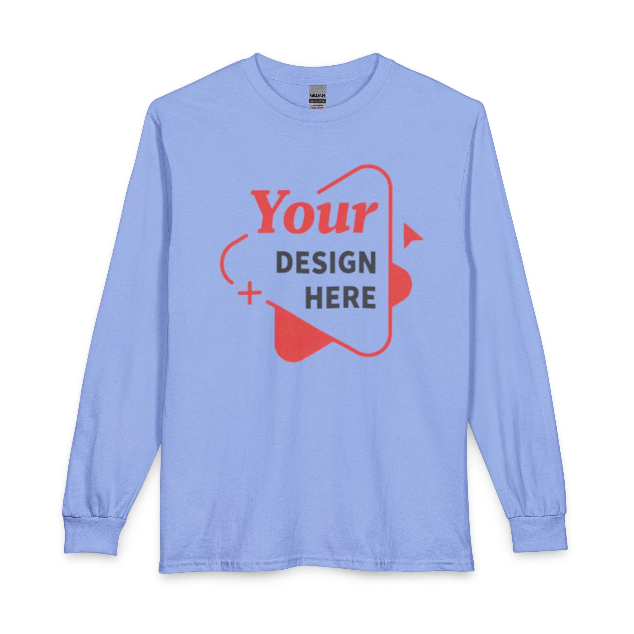 Long Sleeve T‑Shirt — Custom Design Print Long Sleeve Tee
