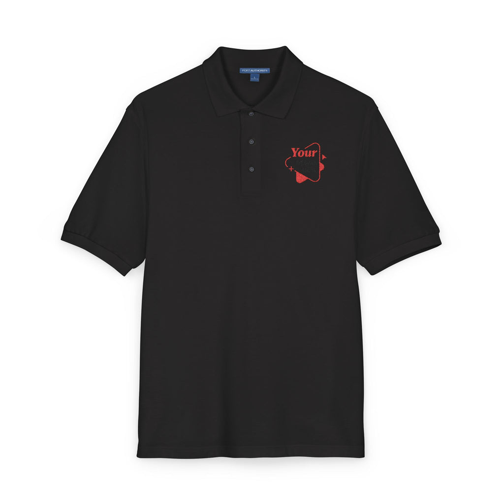 Embroidered Floral Pocket Polo — "You're Gonna Be Okay"