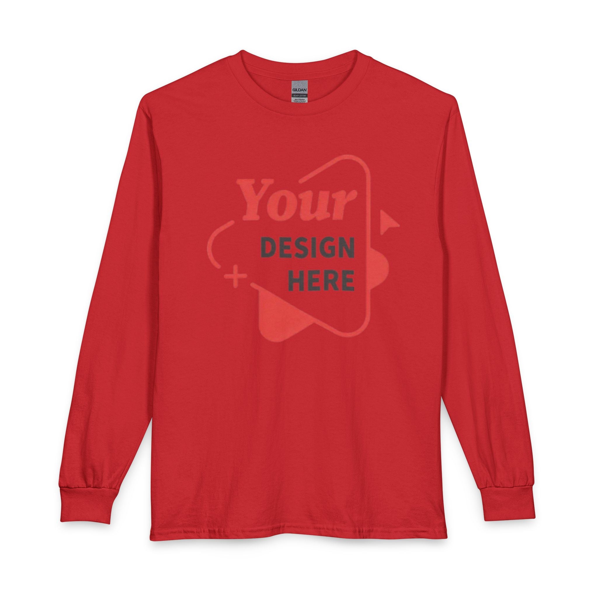 Long Sleeve T‑Shirt — Custom Design Print Long Sleeve Tee