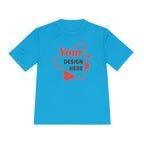Thank You Moisture-Wicking Tee — Comfortable Athletic Shirt with Back Script