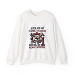 Crewneck Sweatshirt – "Jeder Job hat Respekt Verdient" Mechanics Tribute
