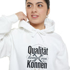 Qualität Kommt Von Können Hoodie – German Pride Graphic Pullover