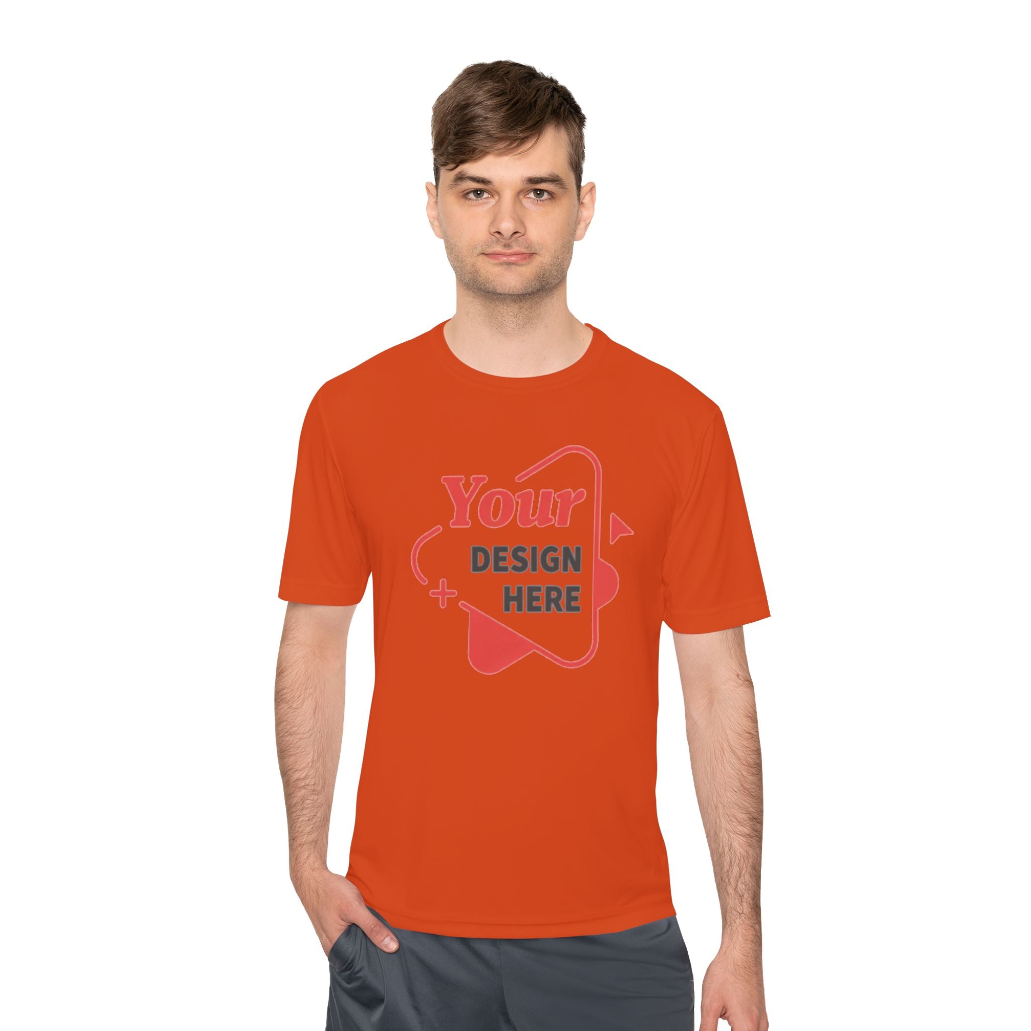 Thank You Moisture-Wicking Tee — Comfortable Athletic Shirt with Back Script