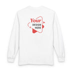 Long Sleeve T‑Shirt — Custom Design Print Long Sleeve Tee
