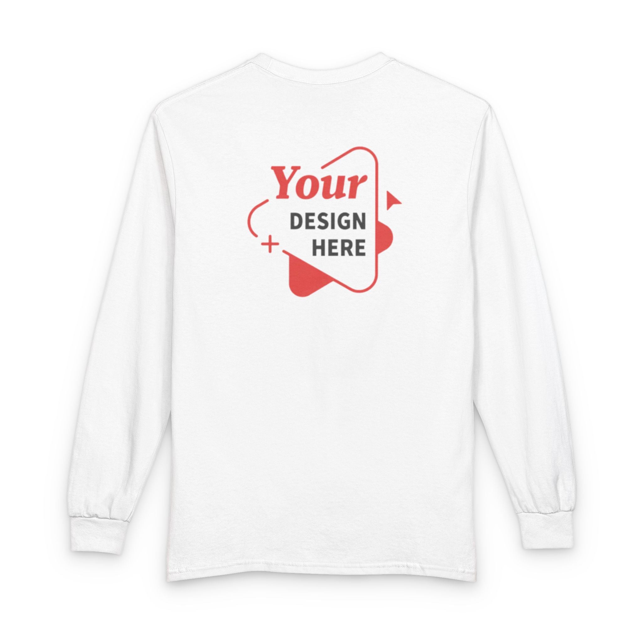 Long Sleeve T‑Shirt — Custom Design Print Long Sleeve Tee