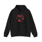 Thank You Script Hoodie — Soft White Appreciation Pullover