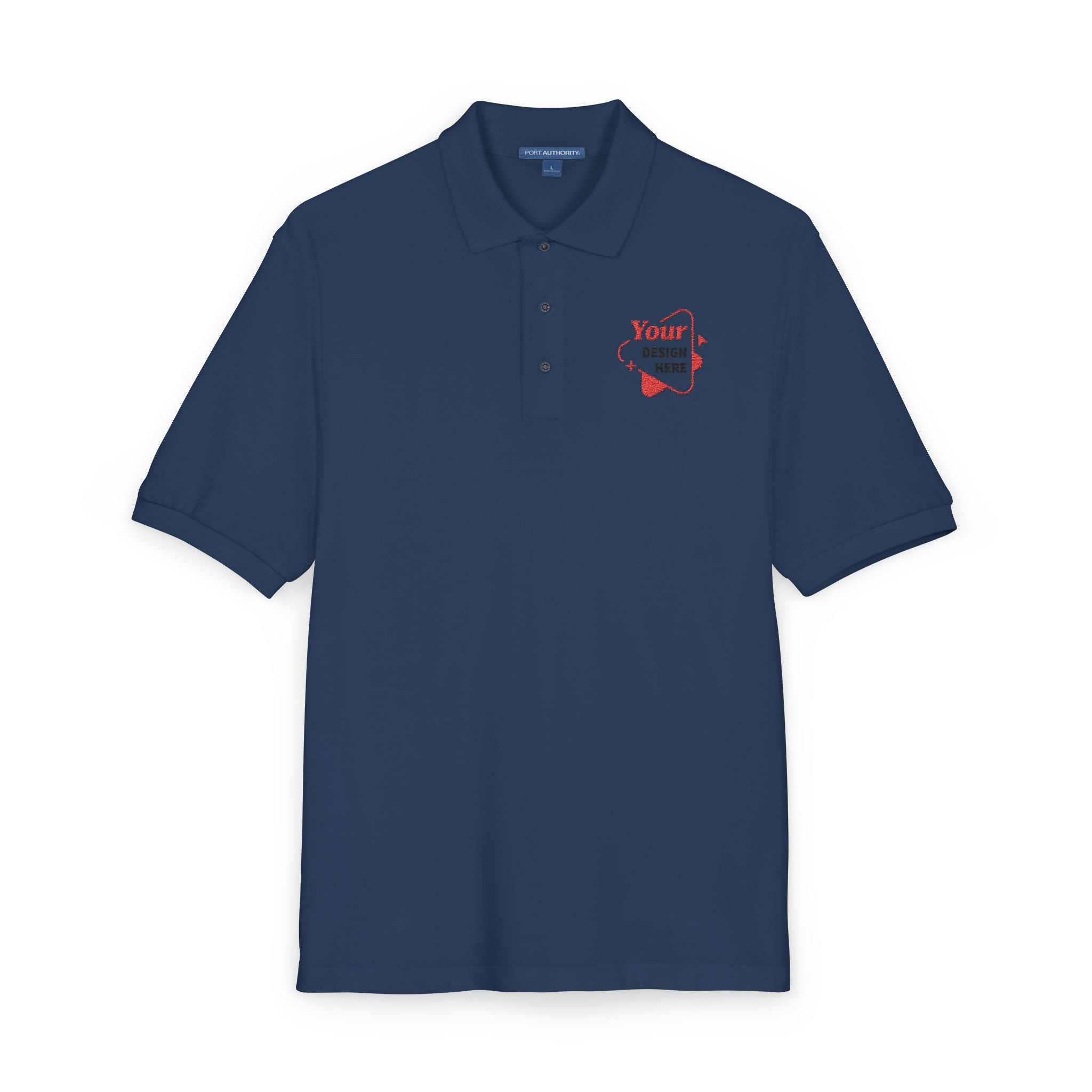 Embroidered Floral Pocket Polo — "You're Gonna Be Okay"