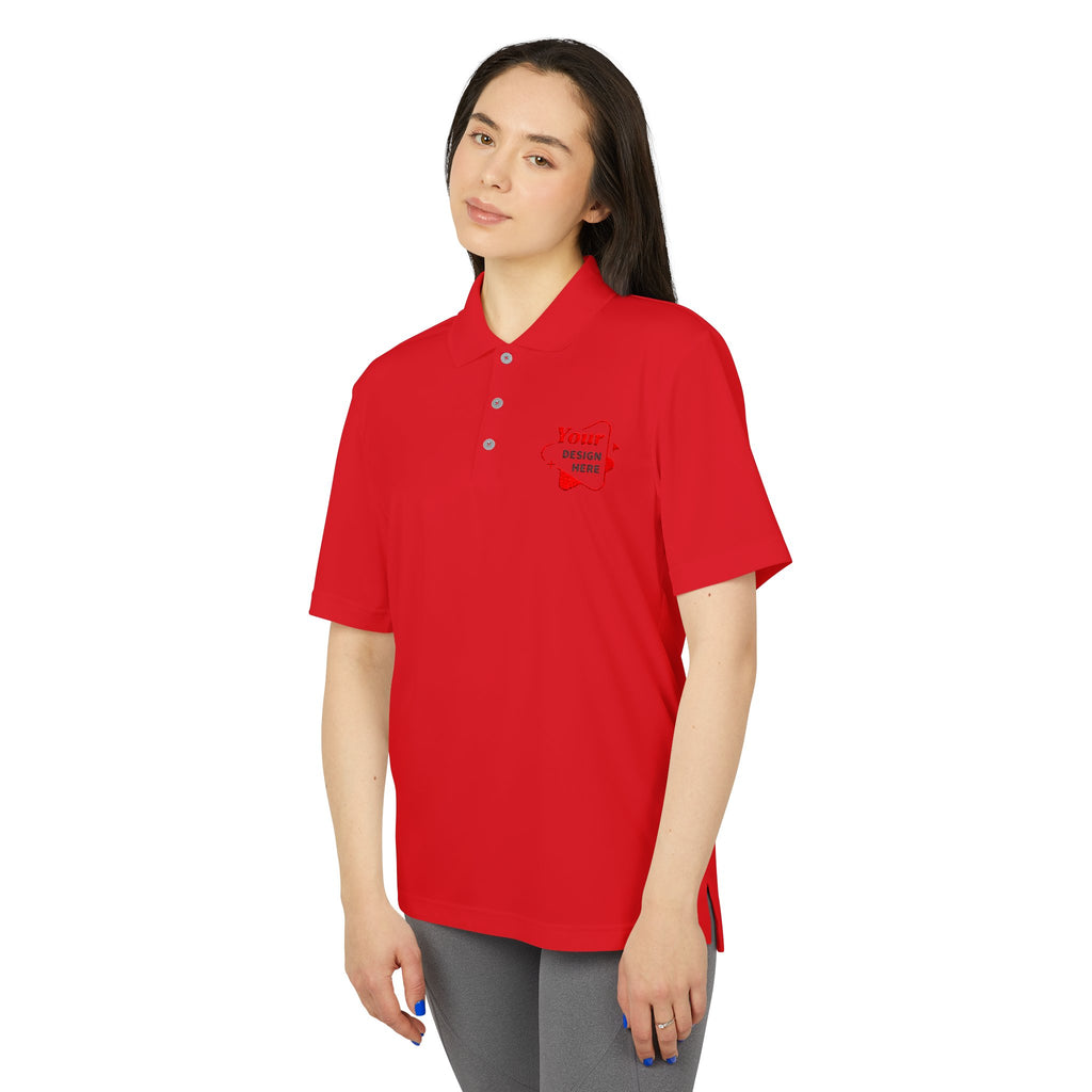 Performance-Polo-Shirt – Individuelles Logo auf der linken Brust