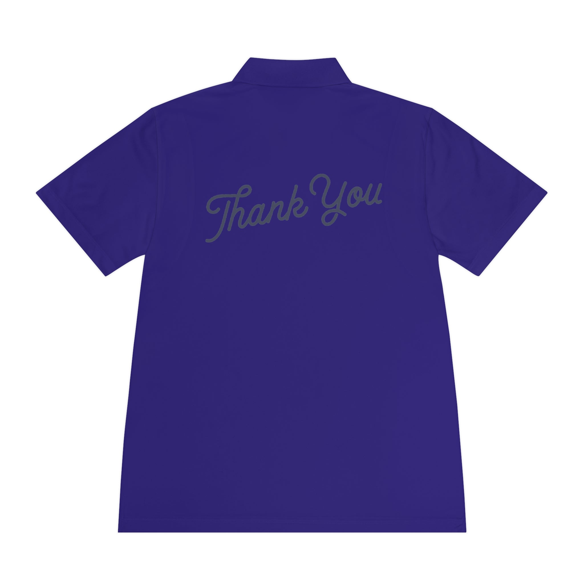 Thank You Polo Shirt - Men's Sport Short Sleeve Golf Polo