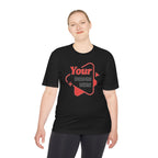 Thank You Moisture-Wicking Tee — Comfortable Athletic Shirt with Back Script