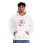 Thank You Script Hoodie — Soft White Appreciation Pullover