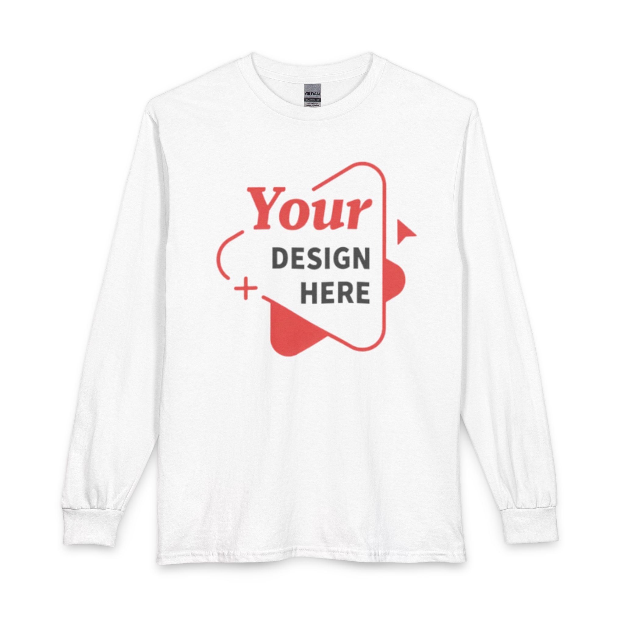 Long Sleeve T‑Shirt — Custom Design Print Long Sleeve Tee