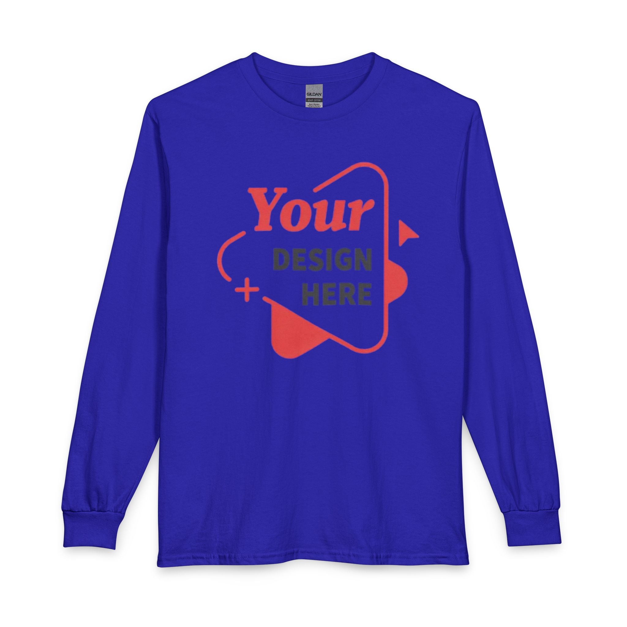 Long Sleeve T‑Shirt — Custom Design Print Long Sleeve Tee