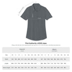 Ladies Polo — Red Heart State Logo Chest Tee