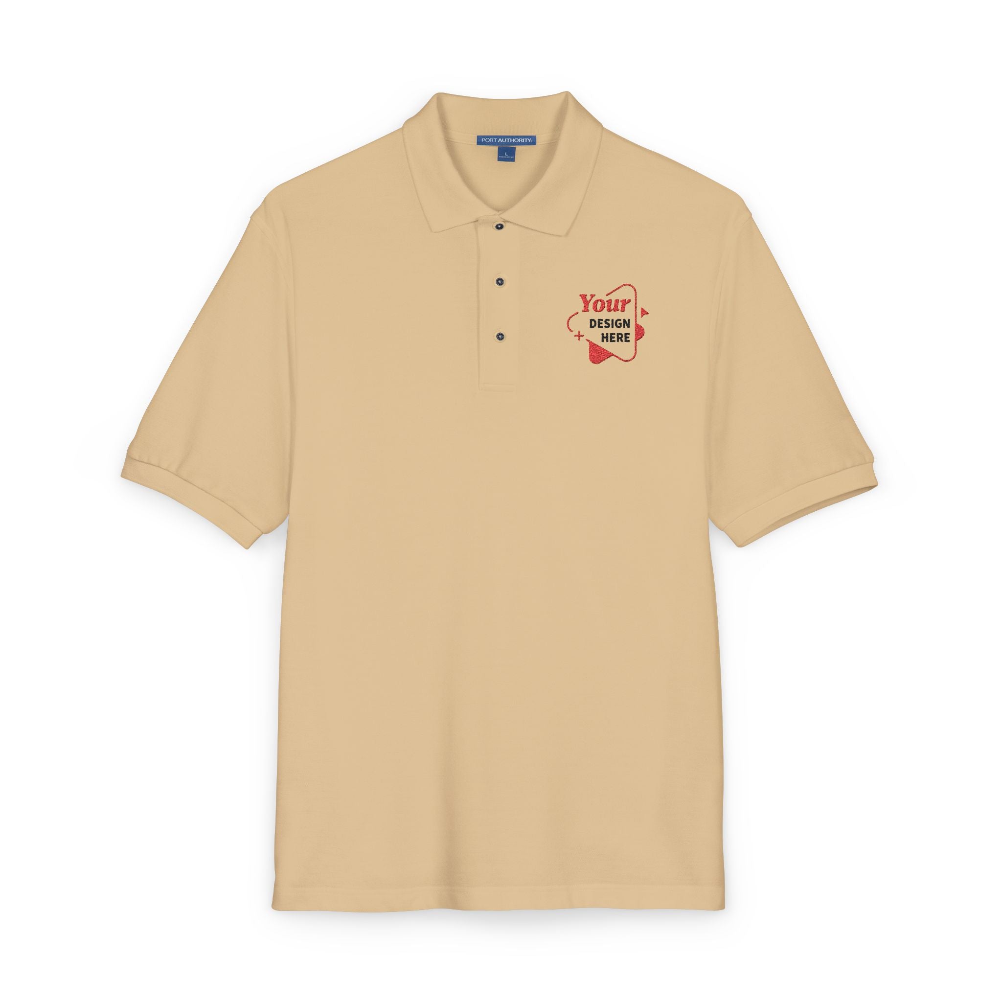 Embroidered Floral Pocket Polo — "You're Gonna Be Okay"
