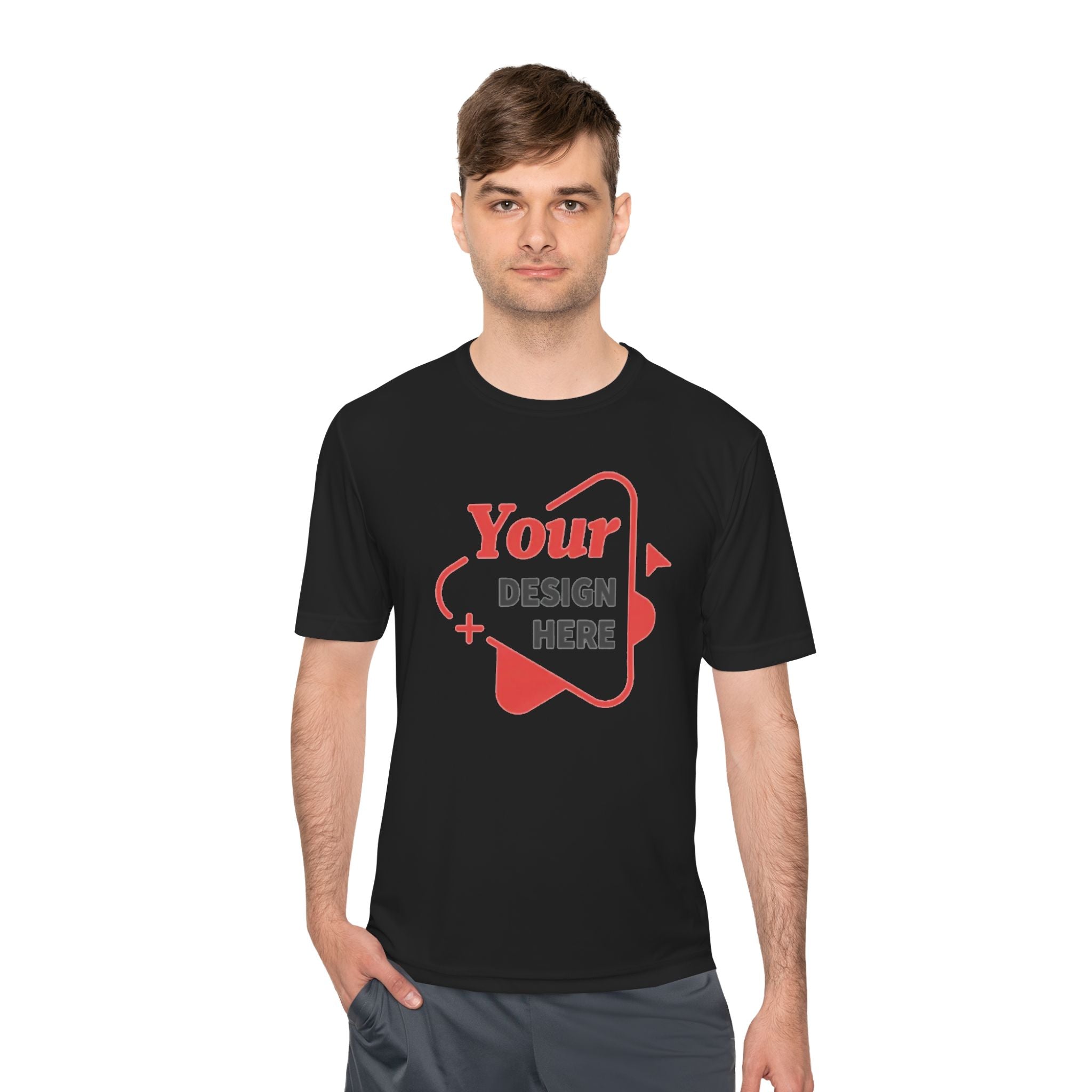 Thank You Moisture-Wicking Tee — Comfortable Athletic Shirt with Back Script