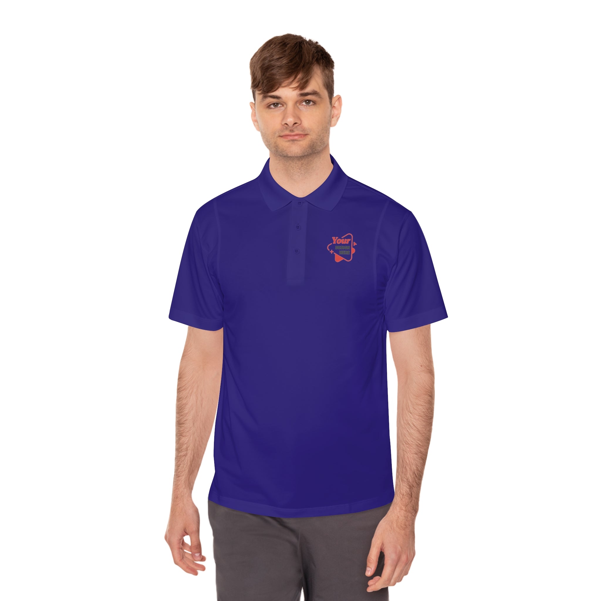 Thank You Polo Shirt - Men's Sport Short Sleeve Golf Polo